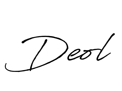 How to make Deol name signature. Use Antro_Vectra_Bolder style for creating short signs online. This is the latest handwritten sign. Deol signature style 7 images and pictures png