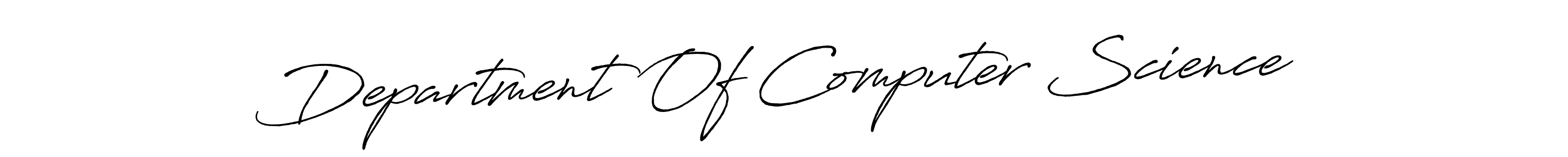 Also we have Department Of Computer Science name is the best signature style. Create professional handwritten signature collection using Antro_Vectra_Bolder autograph style. Department Of Computer Science signature style 7 images and pictures png