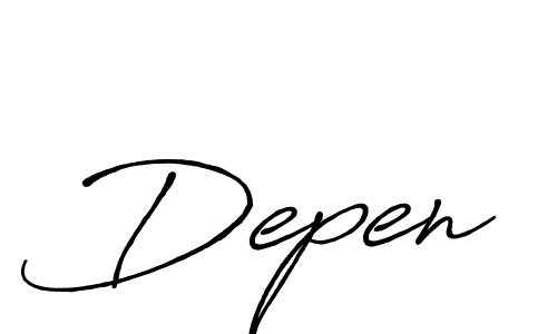 How to Draw Depen signature style? Antro_Vectra_Bolder is a latest design signature styles for name Depen. Depen signature style 7 images and pictures png