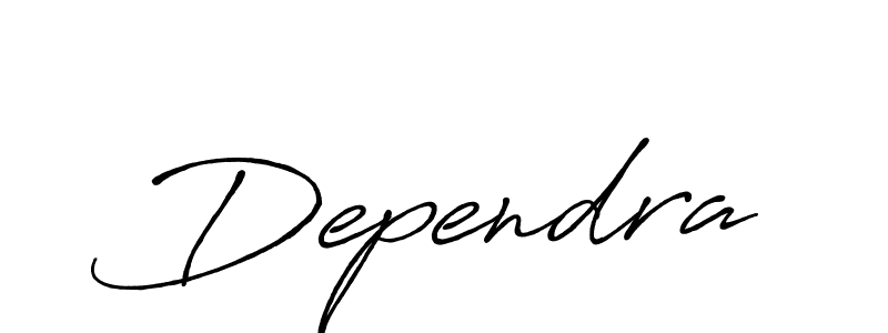 Make a beautiful signature design for name Dependra. Use this online signature maker to create a handwritten signature for free. Dependra signature style 7 images and pictures png