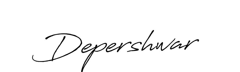 Depershwar stylish signature style. Best Handwritten Sign (Antro_Vectra_Bolder) for my name. Handwritten Signature Collection Ideas for my name Depershwar. Depershwar signature style 7 images and pictures png