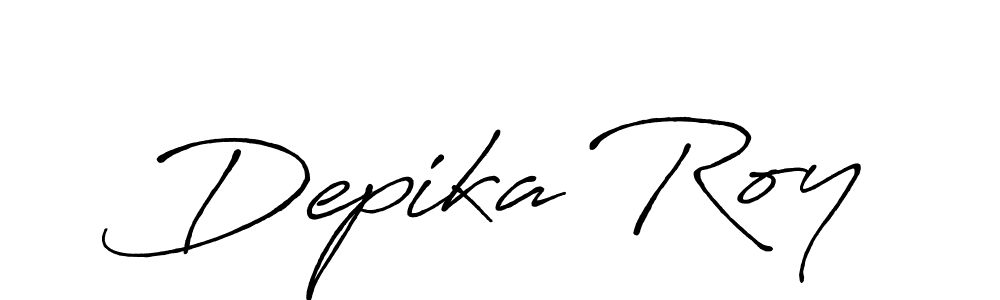 if you are searching for the best signature style for your name Depika Roy. so please give up your signature search. here we have designed multiple signature styles  using Antro_Vectra_Bolder. Depika Roy signature style 7 images and pictures png