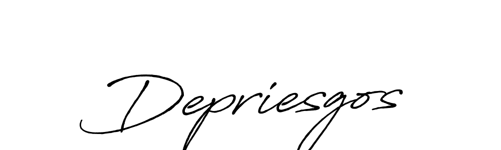 Make a beautiful signature design for name Depriesgos. Use this online signature maker to create a handwritten signature for free. Depriesgos signature style 7 images and pictures png