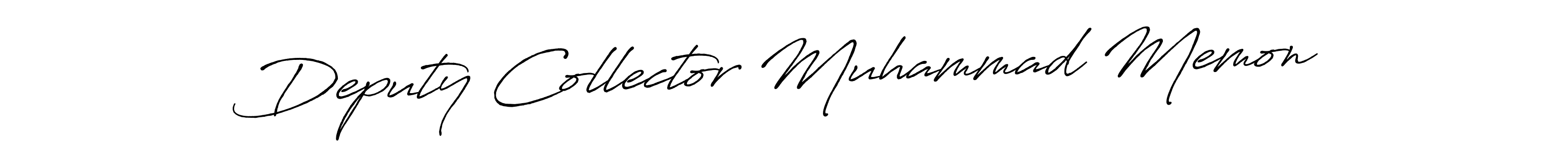 Here are the top 10 professional signature styles for the name Deputy Collector Muhammad Memon. These are the best autograph styles you can use for your name. Deputy Collector Muhammad Memon signature style 7 images and pictures png