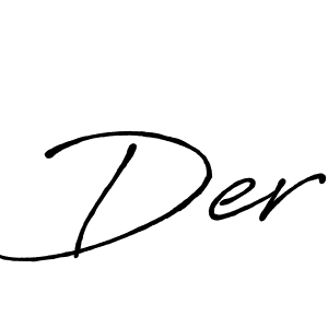 Der stylish signature style. Best Handwritten Sign (Antro_Vectra_Bolder) for my name. Handwritten Signature Collection Ideas for my name Der. Der signature style 7 images and pictures png