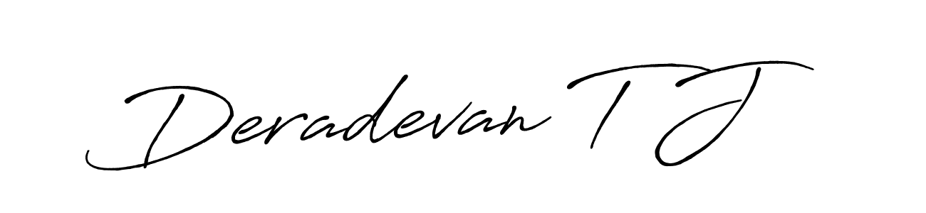 How to make Deradevan T J signature? Antro_Vectra_Bolder is a professional autograph style. Create handwritten signature for Deradevan T J name. Deradevan T J signature style 7 images and pictures png