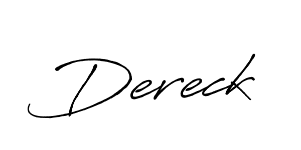 It looks lik you need a new signature style for name Dereck. Design unique handwritten (Antro_Vectra_Bolder) signature with our free signature maker in just a few clicks. Dereck signature style 7 images and pictures png