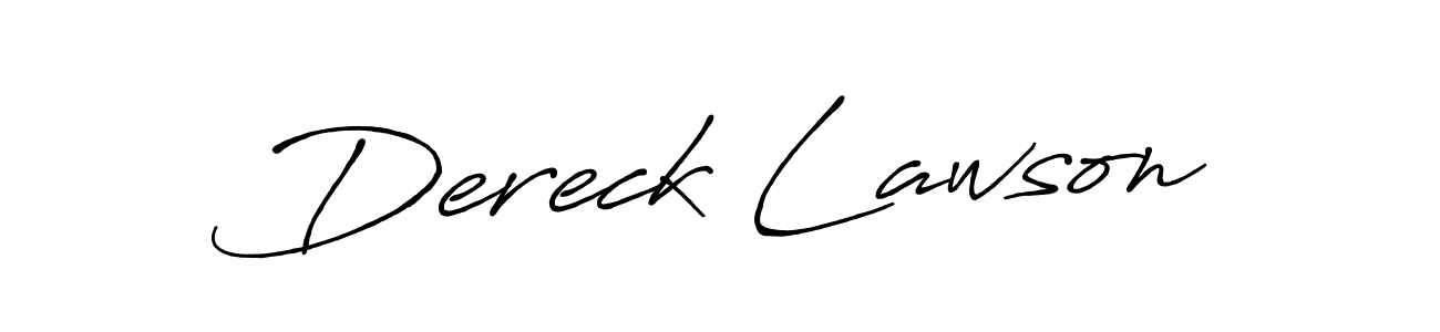 Use a signature maker to create a handwritten signature online. With this signature software, you can design (Antro_Vectra_Bolder) your own signature for name Dereck Lawson. Dereck Lawson signature style 7 images and pictures png