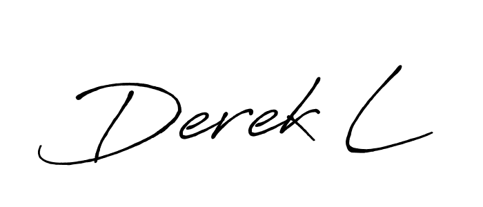 Best and Professional Signature Style for Derek L. Antro_Vectra_Bolder Best Signature Style Collection. Derek L signature style 7 images and pictures png
