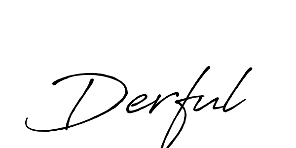 The best way (Antro_Vectra_Bolder) to make a short signature is to pick only two or three words in your name. The name Derful include a total of six letters. For converting this name. Derful signature style 7 images and pictures png