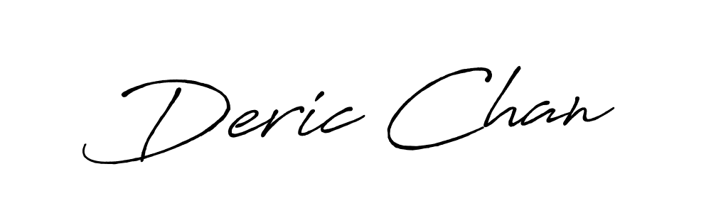 Also we have Deric Chan name is the best signature style. Create professional handwritten signature collection using Antro_Vectra_Bolder autograph style. Deric Chan signature style 7 images and pictures png