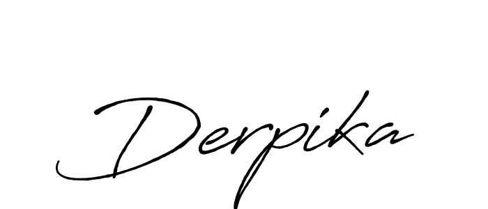 Make a short Derpika signature style. Manage your documents anywhere anytime using Antro_Vectra_Bolder. Create and add eSignatures, submit forms, share and send files easily. Derpika signature style 7 images and pictures png