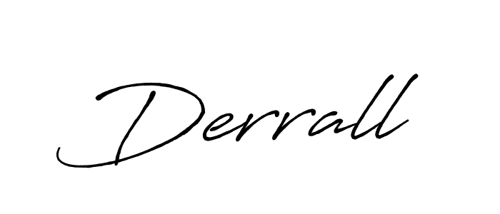 Make a beautiful signature design for name Derrall. Use this online signature maker to create a handwritten signature for free. Derrall signature style 7 images and pictures png