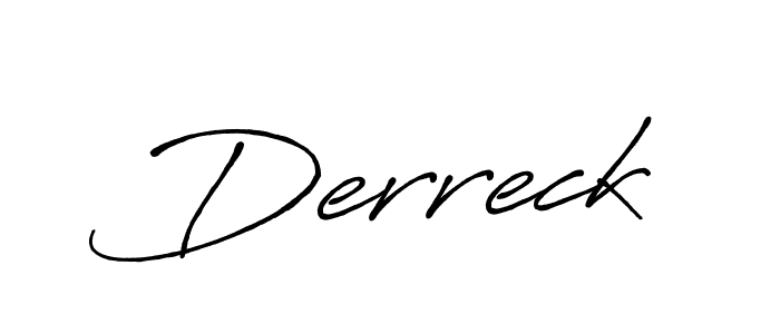 Also we have Derreck name is the best signature style. Create professional handwritten signature collection using Antro_Vectra_Bolder autograph style. Derreck signature style 7 images and pictures png