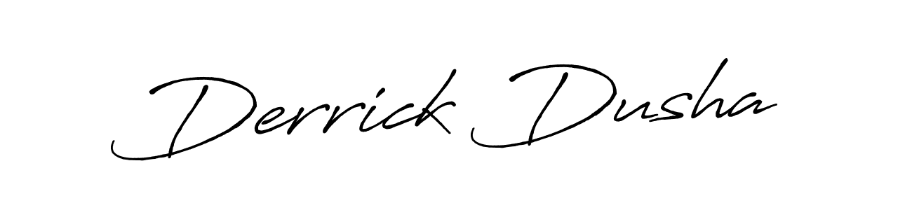 Also You can easily find your signature by using the search form. We will create Derrick Dusha name handwritten signature images for you free of cost using Antro_Vectra_Bolder sign style. Derrick Dusha signature style 7 images and pictures png