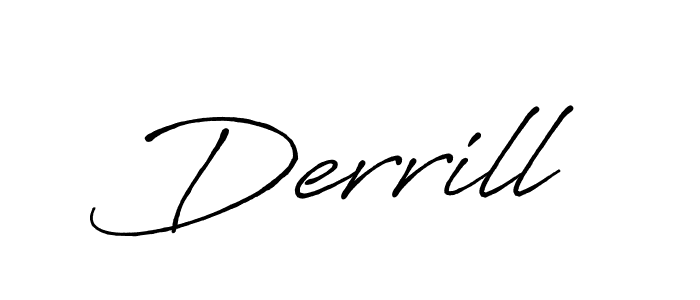 The best way (Antro_Vectra_Bolder) to make a short signature is to pick only two or three words in your name. The name Derrill include a total of six letters. For converting this name. Derrill signature style 7 images and pictures png