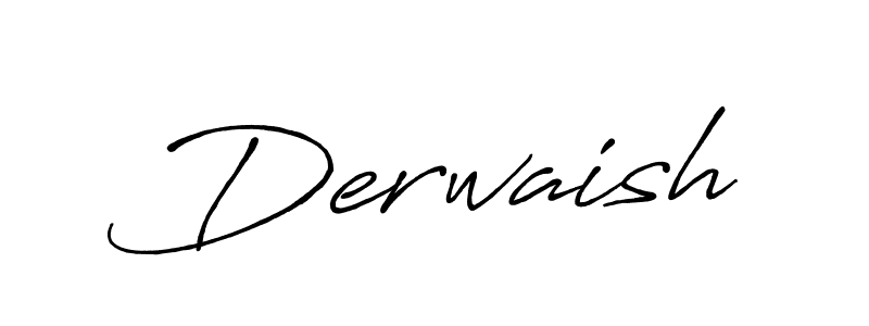How to make Derwaish name signature. Use Antro_Vectra_Bolder style for creating short signs online. This is the latest handwritten sign. Derwaish signature style 7 images and pictures png