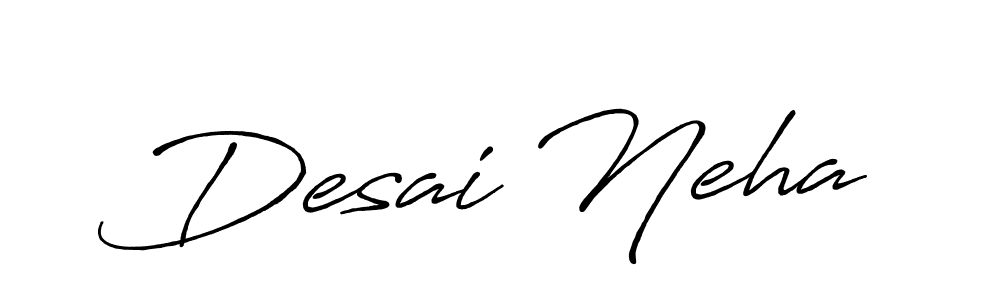 Also You can easily find your signature by using the search form. We will create Desai Neha name handwritten signature images for you free of cost using Antro_Vectra_Bolder sign style. Desai Neha signature style 7 images and pictures png