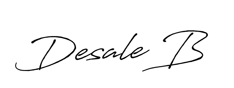 This is the best signature style for the Desale B name. Also you like these signature font (Antro_Vectra_Bolder). Mix name signature. Desale B signature style 7 images and pictures png