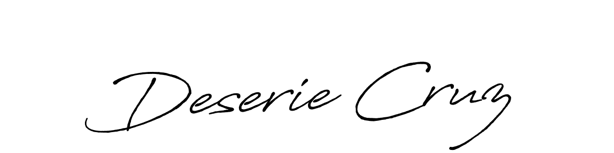 Make a beautiful signature design for name Deserie Cruz. Use this online signature maker to create a handwritten signature for free. Deserie Cruz signature style 7 images and pictures png