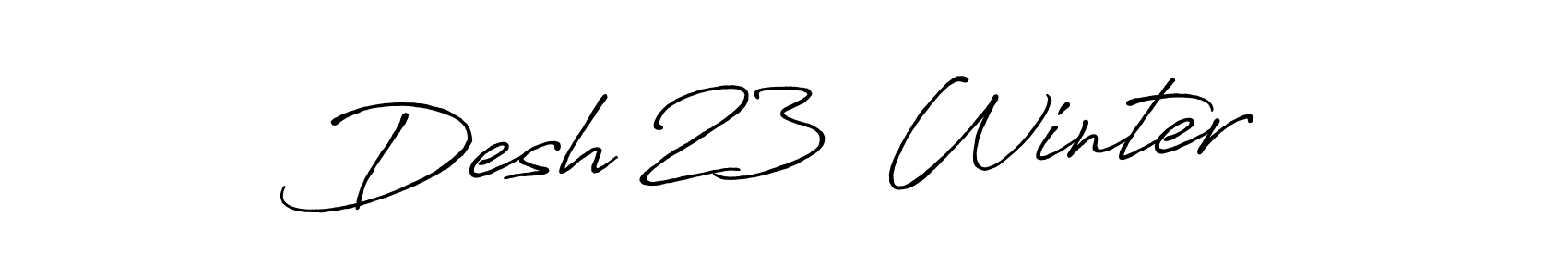 Antro_Vectra_Bolder is a professional signature style that is perfect for those who want to add a touch of class to their signature. It is also a great choice for those who want to make their signature more unique. Get Desh 23’ Winter name to fancy signature for free. Desh 23’ Winter signature style 7 images and pictures png