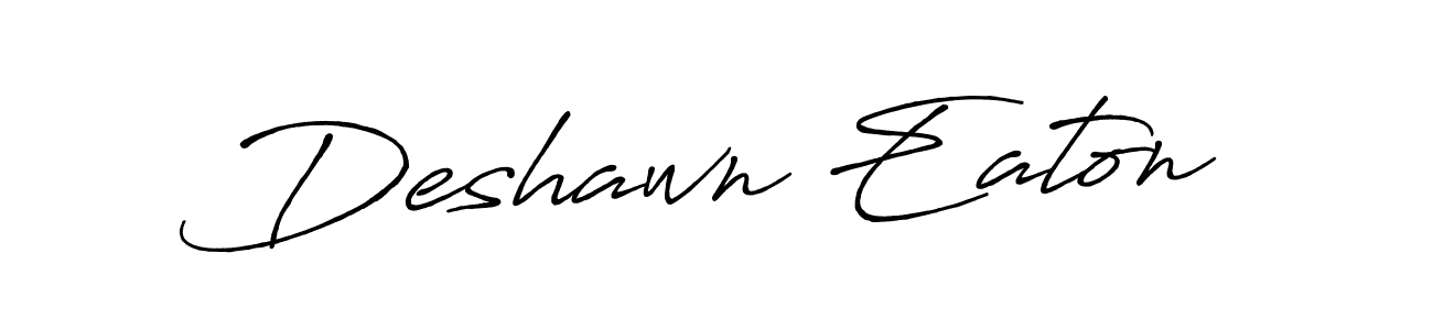 Design your own signature with our free online signature maker. With this signature software, you can create a handwritten (Antro_Vectra_Bolder) signature for name Deshawn Eaton. Deshawn Eaton signature style 7 images and pictures png