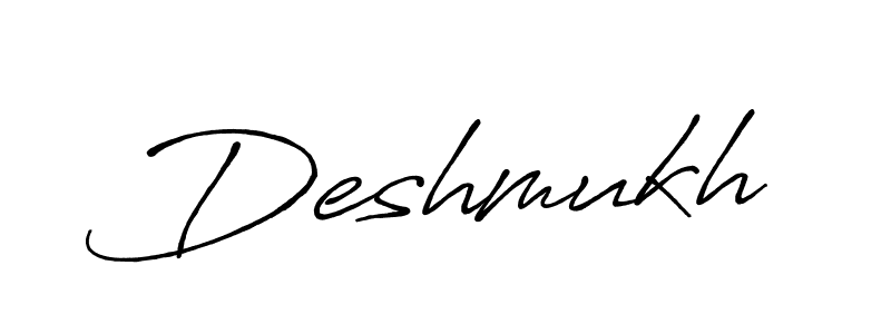 Also we have Deshmukh name is the best signature style. Create professional handwritten signature collection using Antro_Vectra_Bolder autograph style. Deshmukh signature style 7 images and pictures png