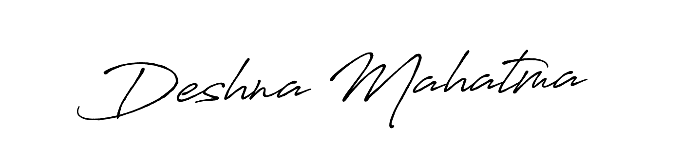 How to make Deshna Mahatma signature? Antro_Vectra_Bolder is a professional autograph style. Create handwritten signature for Deshna Mahatma name. Deshna Mahatma signature style 7 images and pictures png