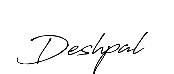 Once you've used our free online signature maker to create your best signature Antro_Vectra_Bolder style, it's time to enjoy all of the benefits that Deshpal name signing documents. Deshpal signature style 7 images and pictures png