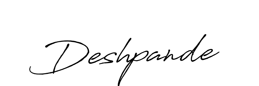 The best way (Antro_Vectra_Bolder) to make a short signature is to pick only two or three words in your name. The name Deshpande include a total of six letters. For converting this name. Deshpande signature style 7 images and pictures png