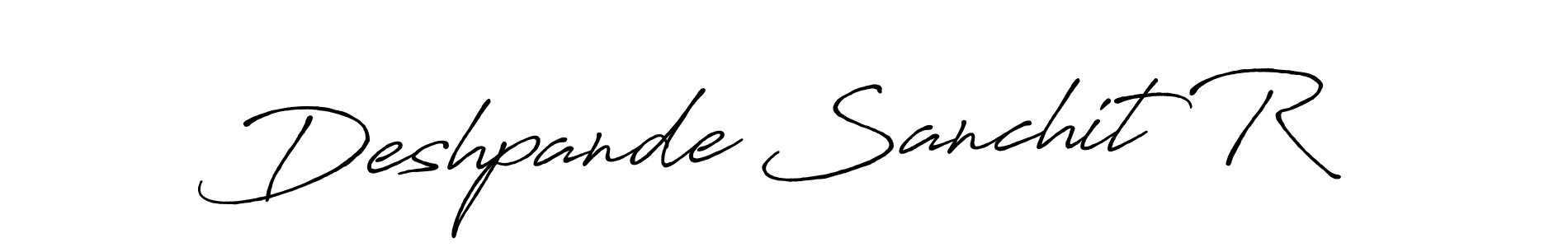 Make a beautiful signature design for name Deshpande Sanchit R. Use this online signature maker to create a handwritten signature for free. Deshpande Sanchit R signature style 7 images and pictures png