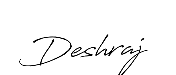 Deshraj stylish signature style. Best Handwritten Sign (Antro_Vectra_Bolder) for my name. Handwritten Signature Collection Ideas for my name Deshraj. Deshraj signature style 7 images and pictures png