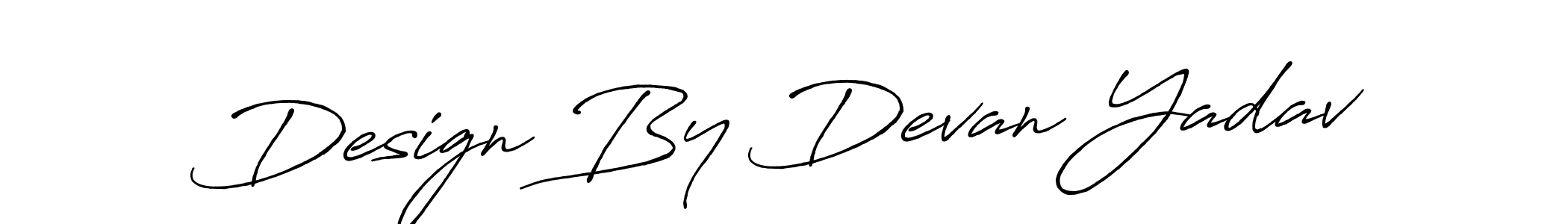 Best and Professional Signature Style for Design By Devan Yadav. Antro_Vectra_Bolder Best Signature Style Collection. Design By Devan Yadav signature style 7 images and pictures png