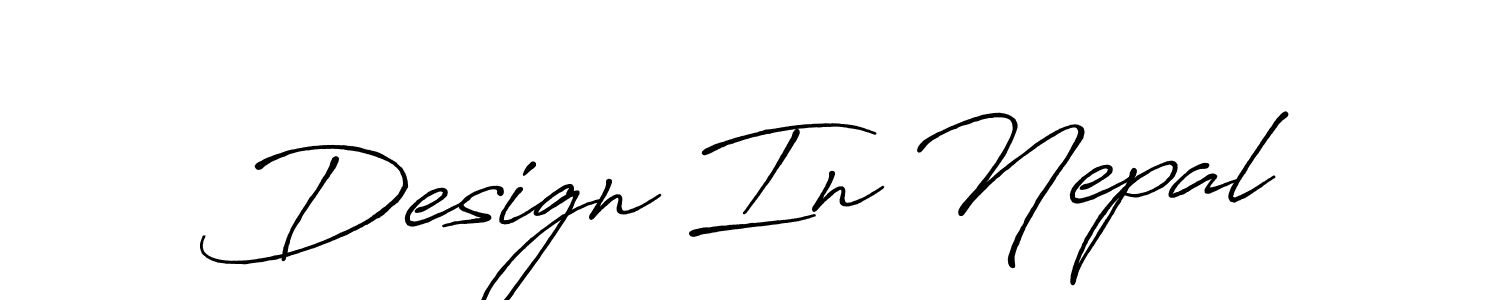 Antro_Vectra_Bolder is a professional signature style that is perfect for those who want to add a touch of class to their signature. It is also a great choice for those who want to make their signature more unique. Get Design In Nepal name to fancy signature for free. Design In Nepal signature style 7 images and pictures png