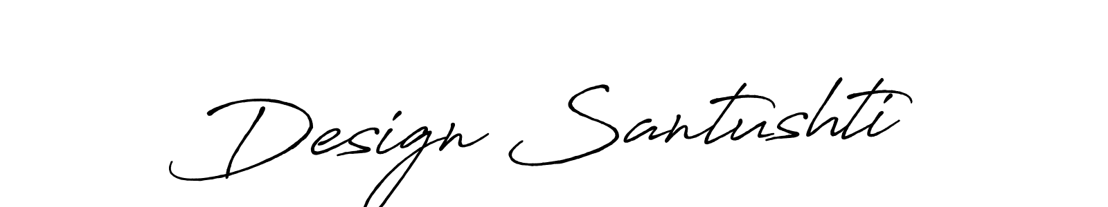 Make a beautiful signature design for name Design Santushti. Use this online signature maker to create a handwritten signature for free. Design Santushti signature style 7 images and pictures png