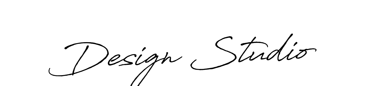 Also You can easily find your signature by using the search form. We will create Design Studio name handwritten signature images for you free of cost using Antro_Vectra_Bolder sign style. Design Studio signature style 7 images and pictures png