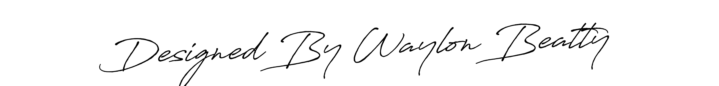 Make a beautiful signature design for name Designed By Waylon Beatty. Use this online signature maker to create a handwritten signature for free. Designed By Waylon Beatty signature style 7 images and pictures png