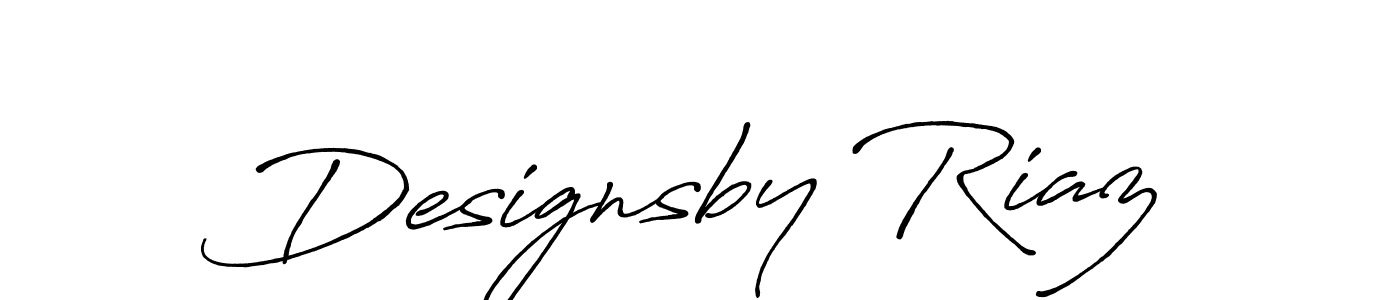 Make a short Designsby Riaz signature style. Manage your documents anywhere anytime using Antro_Vectra_Bolder. Create and add eSignatures, submit forms, share and send files easily. Designsby Riaz signature style 7 images and pictures png
