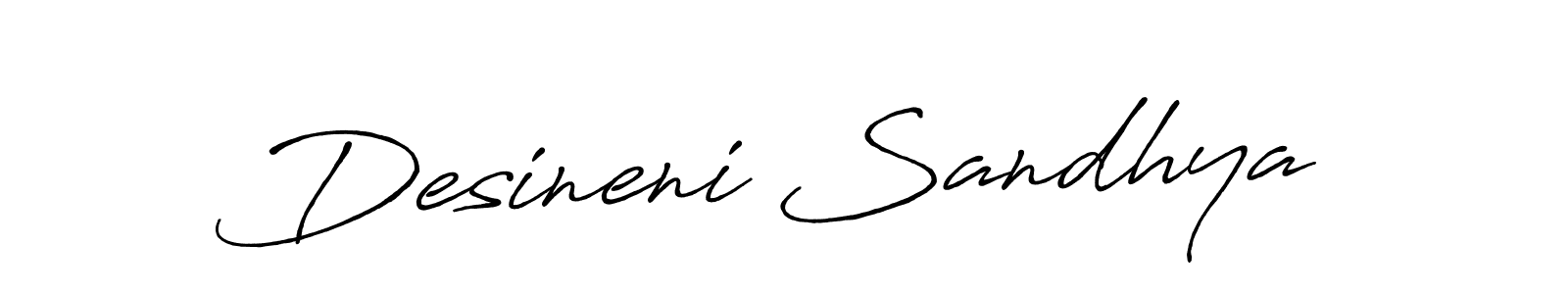 if you are searching for the best signature style for your name Desineni Sandhya. so please give up your signature search. here we have designed multiple signature styles  using Antro_Vectra_Bolder. Desineni Sandhya signature style 7 images and pictures png