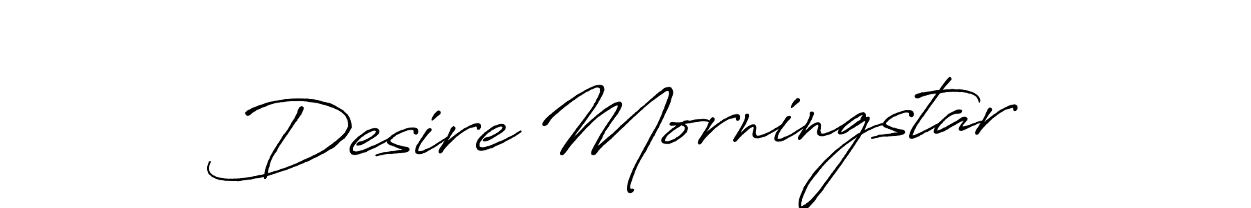 Also we have Desire Morningstar name is the best signature style. Create professional handwritten signature collection using Antro_Vectra_Bolder autograph style. Desire Morningstar signature style 7 images and pictures png