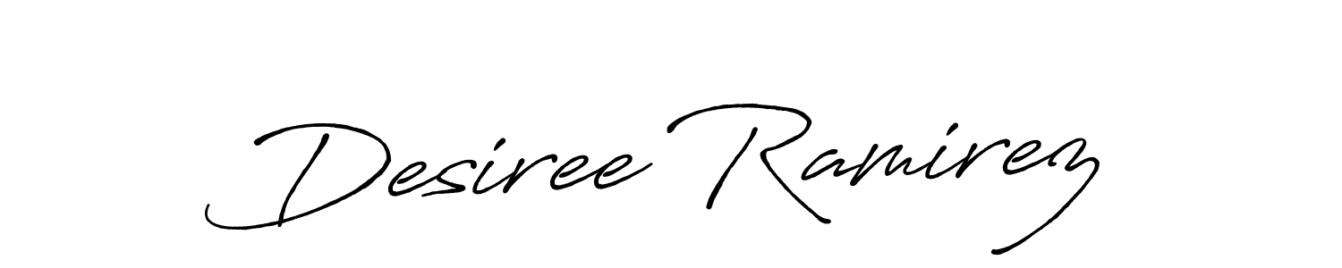 Antro_Vectra_Bolder is a professional signature style that is perfect for those who want to add a touch of class to their signature. It is also a great choice for those who want to make their signature more unique. Get Desiree Ramirez name to fancy signature for free. Desiree Ramirez signature style 7 images and pictures png