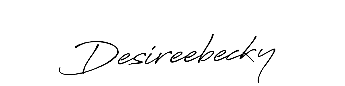 Make a beautiful signature design for name Desireebecky. Use this online signature maker to create a handwritten signature for free. Desireebecky signature style 7 images and pictures png