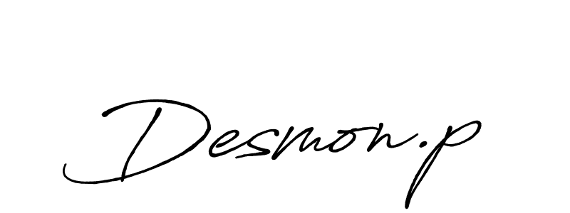 Best and Professional Signature Style for Desmon.p. Antro_Vectra_Bolder Best Signature Style Collection. Desmon.p signature style 7 images and pictures png