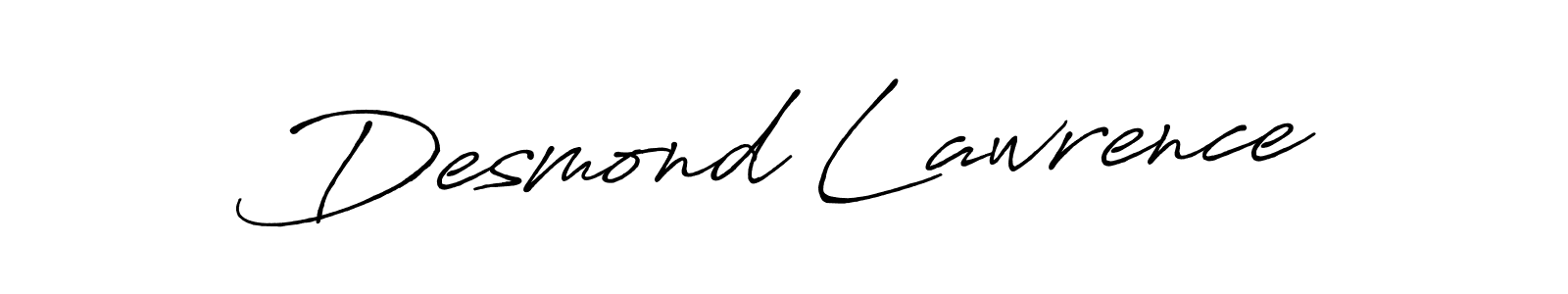 Also we have Desmond Lawrence name is the best signature style. Create professional handwritten signature collection using Antro_Vectra_Bolder autograph style. Desmond Lawrence signature style 7 images and pictures png