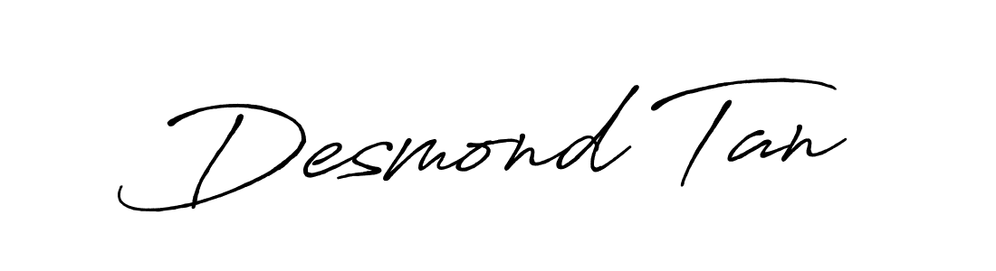 The best way (Antro_Vectra_Bolder) to make a short signature is to pick only two or three words in your name. The name Desmond Tan include a total of six letters. For converting this name. Desmond Tan signature style 7 images and pictures png