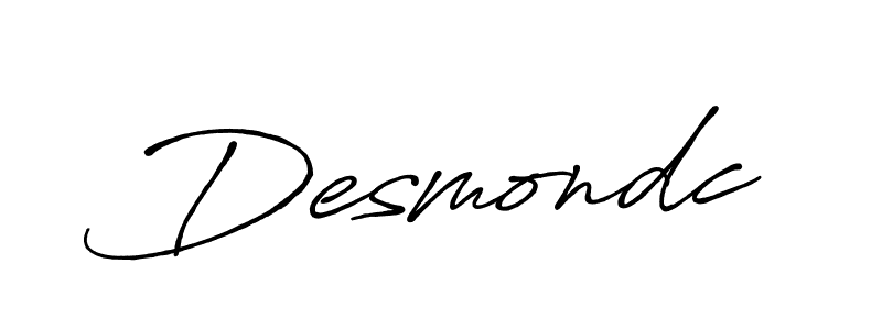 How to Draw Desmondc signature style? Antro_Vectra_Bolder is a latest design signature styles for name Desmondc. Desmondc signature style 7 images and pictures png