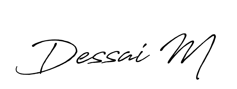 Create a beautiful signature design for name Dessai M. With this signature (Antro_Vectra_Bolder) fonts, you can make a handwritten signature for free. Dessai M signature style 7 images and pictures png