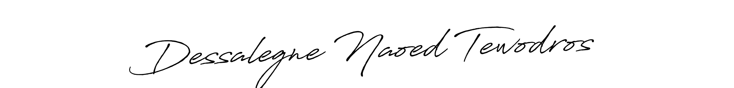 How to make Dessalegne Naoed Tewodros signature? Antro_Vectra_Bolder is a professional autograph style. Create handwritten signature for Dessalegne Naoed Tewodros name. Dessalegne Naoed Tewodros signature style 7 images and pictures png