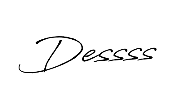 Dessss stylish signature style. Best Handwritten Sign (Antro_Vectra_Bolder) for my name. Handwritten Signature Collection Ideas for my name Dessss. Dessss signature style 7 images and pictures png