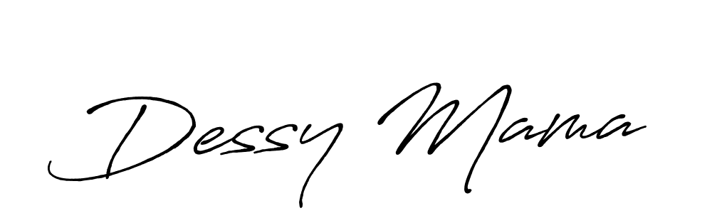 The best way (Antro_Vectra_Bolder) to make a short signature is to pick only two or three words in your name. The name Dessy Mama include a total of six letters. For converting this name. Dessy Mama signature style 7 images and pictures png